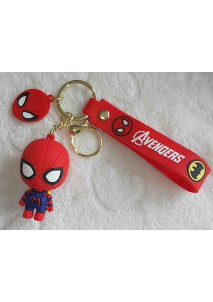 Silikon Anahtarlık ve Çanta Aksesuarı ,spider-Man