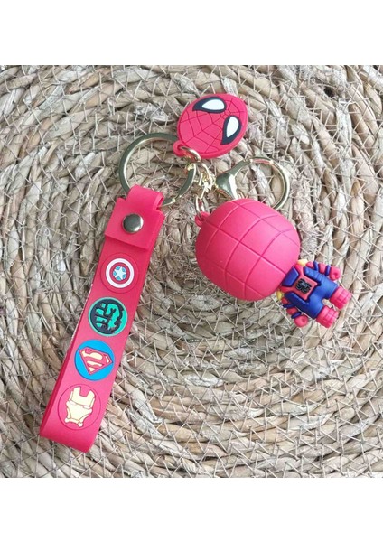 Silikon Anahtarlık ve Çanta Aksesuarı ,spider-Man