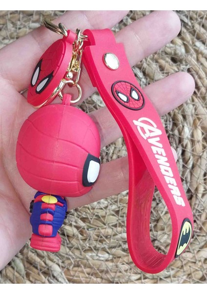 Silikon Anahtarlık ve Çanta Aksesuarı ,spider-Man