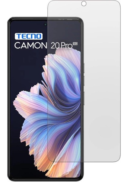 Tecno Camon 20/20 Pro 5G ile Uyumlu Şeffaf Esnek Nano Cam Ekran Koruyucu