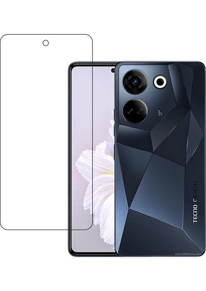 Tecno Camon 20/20 Pro 5G ile Uyumlu Mat Esnek Nano Kırılmayan Ekran Koruyucu