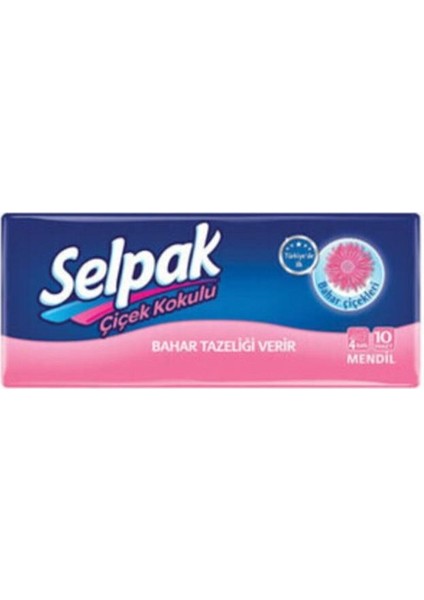 Selpak Cep Mendili Çiçek Kokulu Mendil 10LU