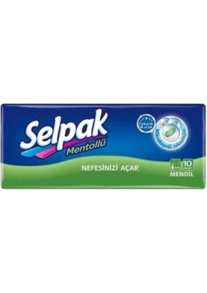 Selpak Cep Mendili Mentollü Mendil 10LU
