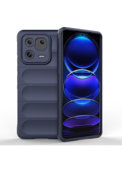 Xiaomi 13 Kılıf Optimum Lens Çerçeveli Silikon Kapak