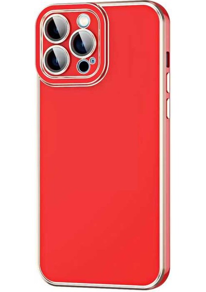 iPhone 15 Pro Kılıf Luxury Seri Kamera Korumalı Silikon Kapak