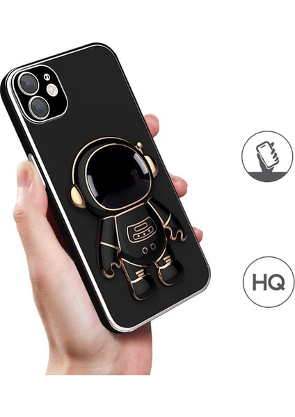 iPhone 11 Kılıf Astronot Seri Stant Silikon Kapak