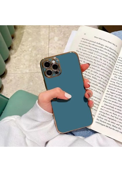 iPhone 15 Pro Max Kılıf Luxury Seri Kamera Korumalı Silikon Kapak