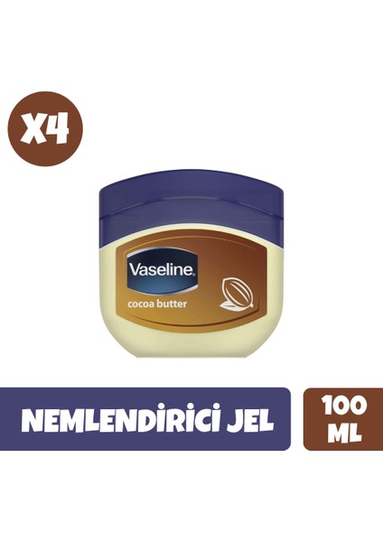 Nemlendirici Jel Krem Cocoa Butter 100 ml X4 Adet