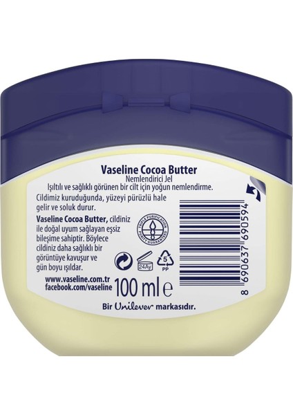 Nemlendirici Jel Krem Cocoa Butter 100 ml X4 Adet