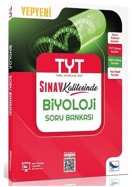 YKS TYT Biyoloji Sınav Kalitesinde Soru Bankası Sınav Yayınları