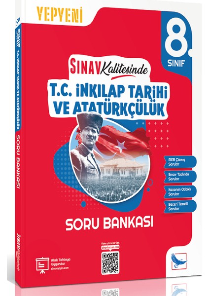 8. Sınıf Tc İnkılap Tarihi ve Atatürkçülük Sınav Kalitesinde Soru Bankası Sınav Yayınları