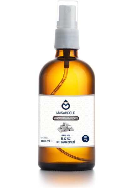 Masah Gold Gümüş Suyu 100 ml 320 Ppm