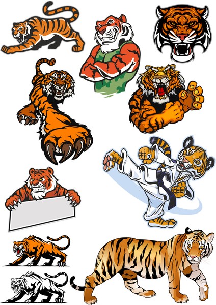 Kaplan Sticker Set -1 9 Parça Telefon, Tablet, Defter, Laptop Sticker