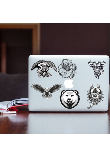 Sevimi Hayvanlar Sticker Set -2 11 Parça Telefon, Tablet, Defter, Laptop Sticker fiyatları
