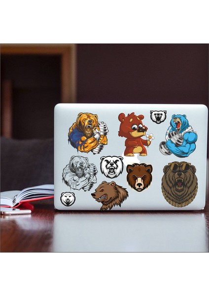 Köpek Pitbull Sticke Set 11 Parça Telefon, Tablet, Defter, Laptop Sticker