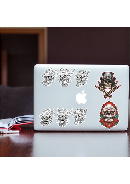 Agresif Hayvanlar Sticker Set-5 13 Parça Telefon, Tablet, Defter, Laptop Sticker