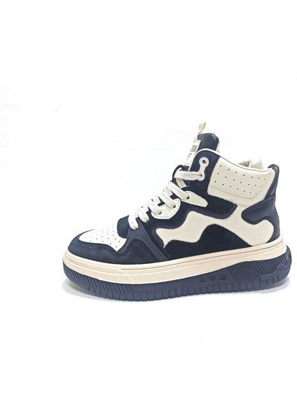 Siyah Kadın Sneaker Bot Ayakkabı