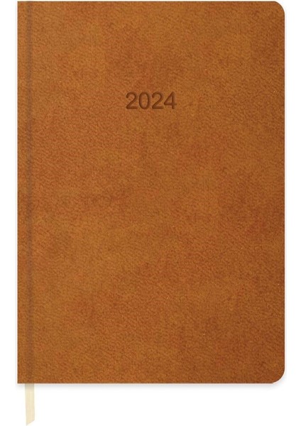 Termo Deri 2024 Günlük Ajanda Taba 16 x 24