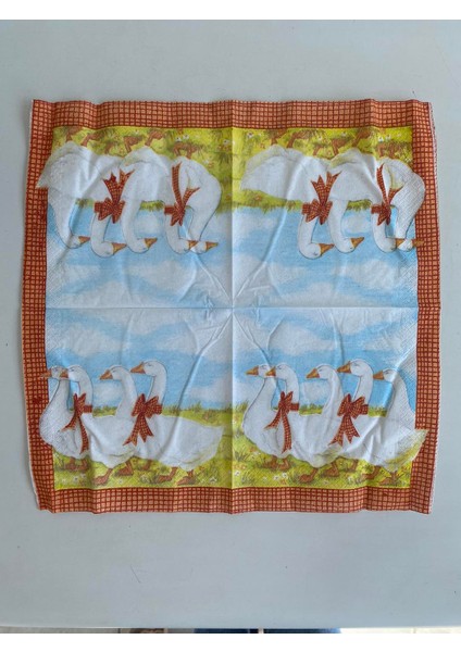 Ördek Desenli Kağıt Peçete 20LI 33X33CM fırsatları