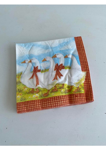 Ördek Desenli Kağıt Peçete 20LI 33X33CM indirimleri