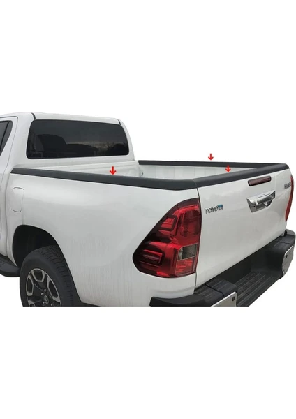 Toyota Hilux Kasa Kenar Koruma Set Abs 3 Parça 2015-2020 Arası Uyumludur