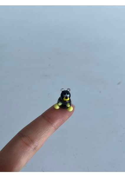 El Yapımı Mini Murano Cam Ayı Biblo A124-03
