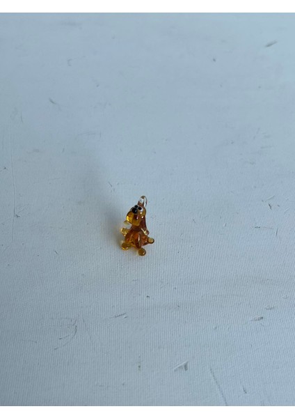 El Yapımı Mini Murano Cam Köpek Biblo A121-05