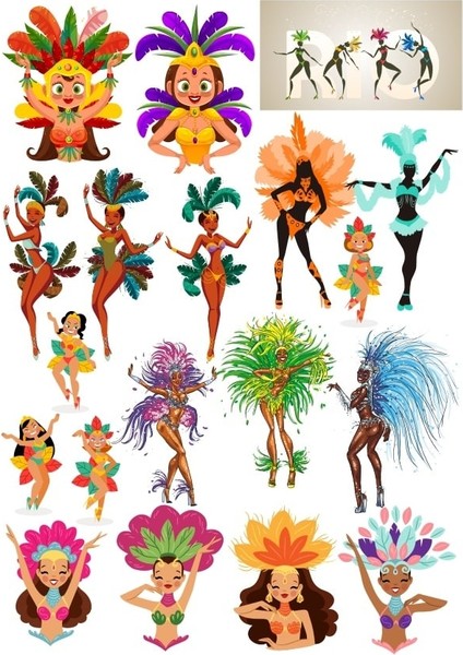 Yağmur Ormanı Insanları Sticker Set 20 Parça Telefon, Tablet, Defter, Laptop Sticker
