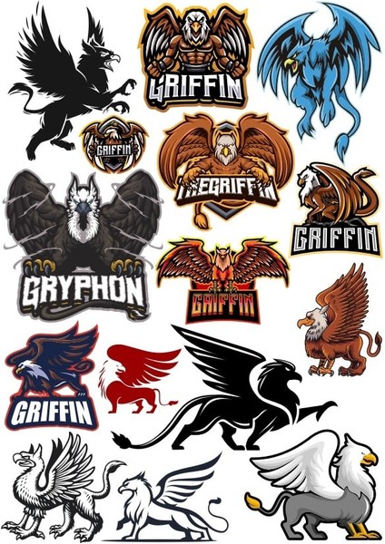 Griffon Sticker Set 9 Parça Telefon, Tablet, Defter, Laptop Sticker