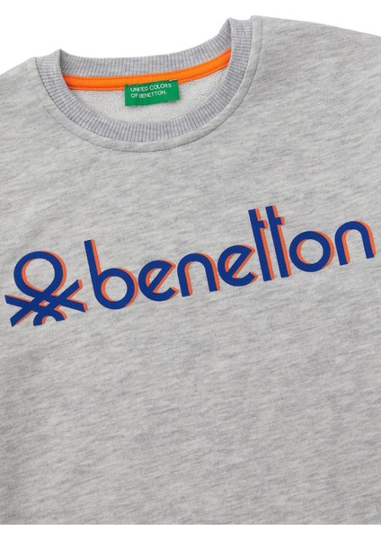 United Colors Of Benetton Erkek Çocuk Kapüşonlu Sweatshirt