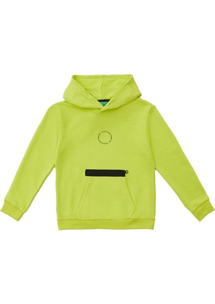 United Colors Of Benetton Erkek Çocuk Kapüşonlu Sweatshirt