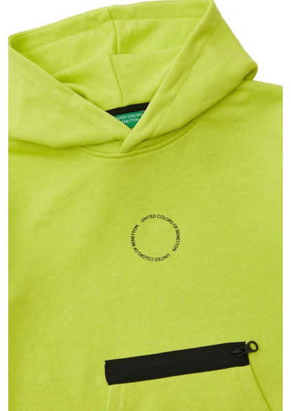 United Colors Of Benetton Erkek Çocuk Kapüşonlu Sweatshirt