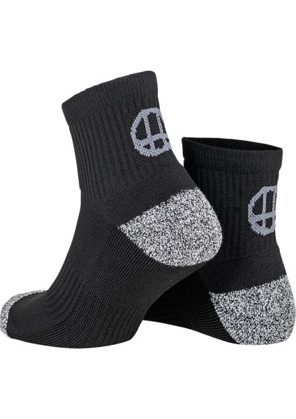 Dört Mevsim Siyah Patik Çorap Unisex Coolmax fırsatları