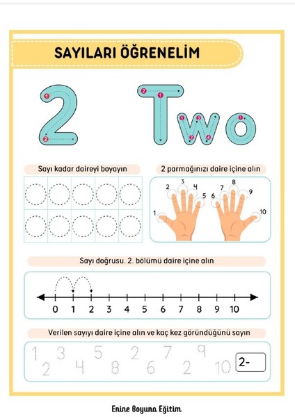 İngilizce Okuma - Yazma ve İlk Matematik Eğitim Seti