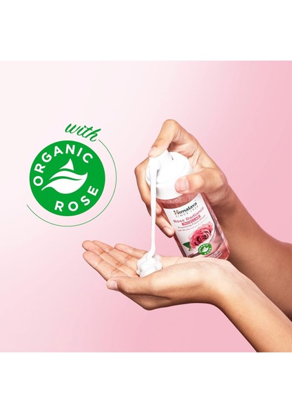 Micellar Parlatıcı Yüz Temizleyici Köpük, Organik Gül, Normal-Yağlı Ciltler, 150 ml
