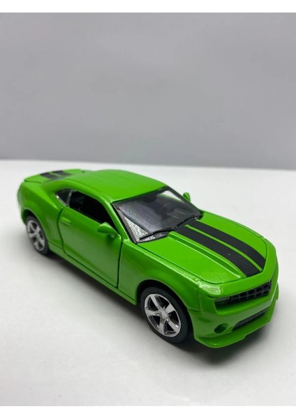 Diecast,metal Model  Oyuncak Araba Chevrolet Camaro Kaput Bagaj Açılır Çek Bırak