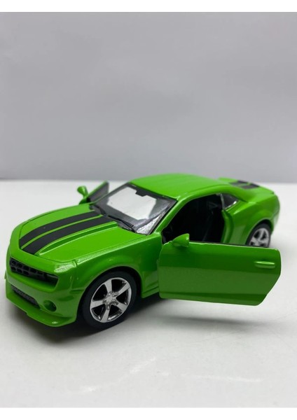 Diecast,metal Model  Oyuncak Araba Chevrolet Camaro Kaput Bagaj Açılır Çek Bırak