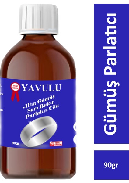 Gümüş Cilası / Gümüş Parlatıcısı / Altın Parlatıcısı / Takı Parlatıcısı / Silver Shine 90 Gr (1 Adet)