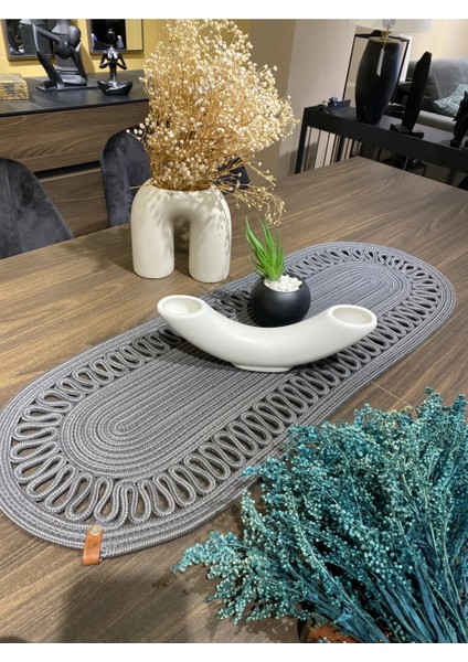 Doğal Hasır ve Desenli Runner 30X80 fırsatları