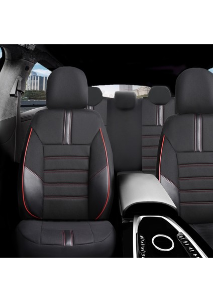 Renault Megane 2 Sedan Uyumlu Özel Tasarım Oto Koltuk Kılıfı Seti Star