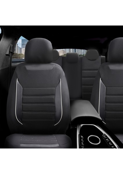 Dacia Dokker Uyumlu 2+1 Oto Koltuk Kılıfı Seti Smart Ticari