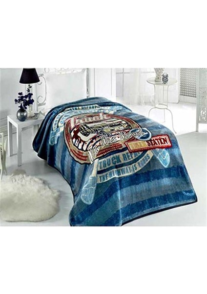Lisanslı Tek Kişilik Battaniye 160X220 Offroad