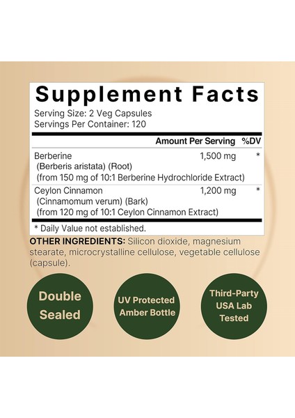 Berberine 1500 mg 240 Tablet