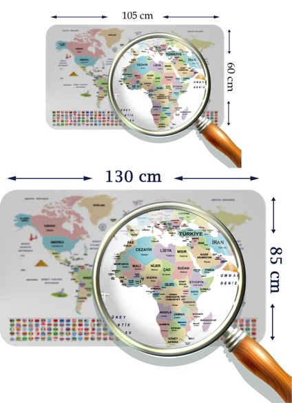 Türkçe Ülke Bayrak Lı Eğitici Başkent Detaylı Atlası Dünya Haritası Duvar STICKER 3859 modelleri