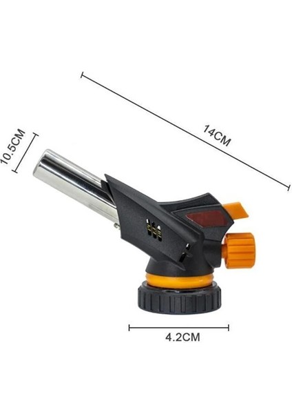 1300 Derece Profesyonel Pürmüz Çakmak WS-509C Kafa Çakmak 6 Adet Flash Gaz Hediye WS-509C+6FLASH