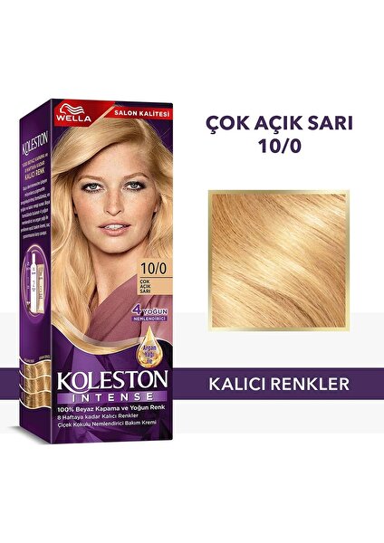 Night Shop Koleston Intense Saç Boyası 10/0 Çok Açık Sarı - Salon Kalitesi