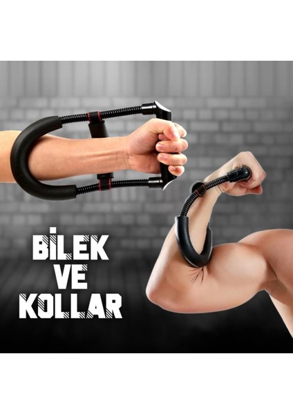 Ckspor Wrist Bilek Ön Kol Güçlendirme Aleti ve El Yayı El Kol Bilek Kas Yapma Seti fırsatları