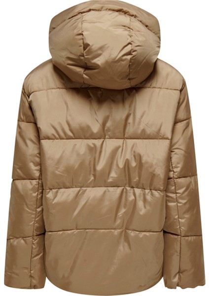Açık Kahve Kadın Mont Onlselın Puffer Jacket Otw