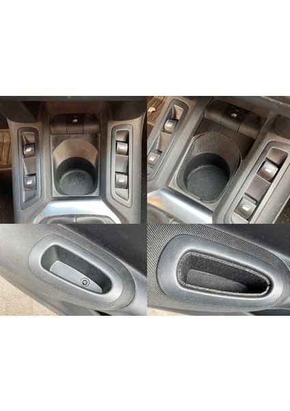 Citroen C-Elysee (2012-2024) Torpido-Kapı Içi Izolasyon Seti - Siyah
