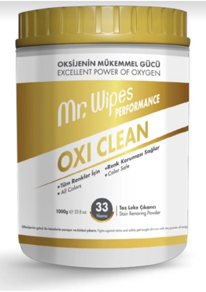 Mr. Wıpes Performans Oxı Clean Leke Cıkarıcı 1000 G